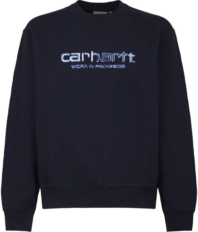 Carhartt Wip, Heren, Sweatshirts & Hoodies, Blauw, Maat: M