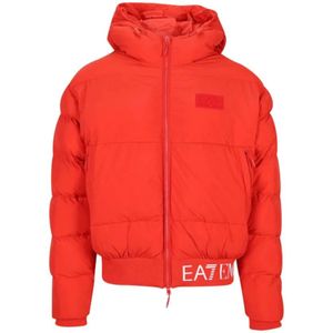 Emporio Armani Ea7, Heren, Jassen, Rood, Maat: L