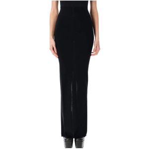 Rick Owens, Dames, Rokken, Zwart, Maat: M Wol,