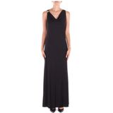 Lauren Ralph Lauren - Avondjurk - Zwart - Jersey - Lang/maxi