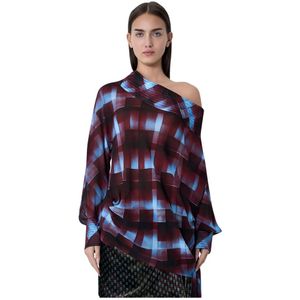 Dries Van Noten, Dames, Blouses & Shirts, Rood, Maat: XS