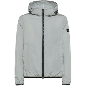 Peuterey, Heren, Jassen, Grijs, Maat: M Poliester,