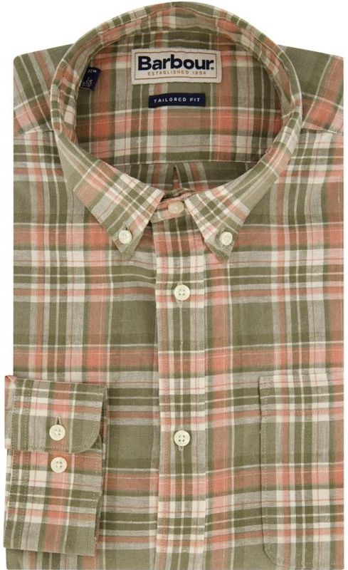 Barbour, Heren, Overhemden, Veelkleurig, Maat: XL Katoen,
