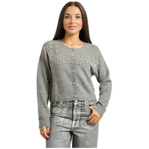 Fracomina, Dames, Truien, Grijs, Maat: XS Wol,