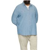 Overhemd - Chambray - Heren - 100% Katoen - Lange Mouwen