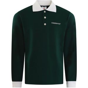 Casablanca - Viscose Poloshirt - Groen - Viscose