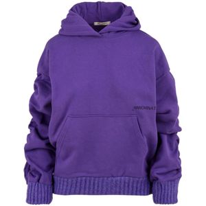 Hinnominate, Dames, Sweatshirts & Hoodies, Paars, Maat: 2XS