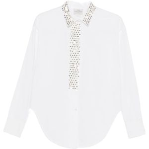 Forte Forte, Dames, Blouses & Shirts, Wit, Maat: XS Katoen,