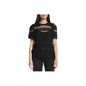 Twinset Blousons Chemises , Black , Dames , Maat: XS