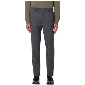 Incotex, Heren, Broeken, Grijs, Maat: M Katoen,