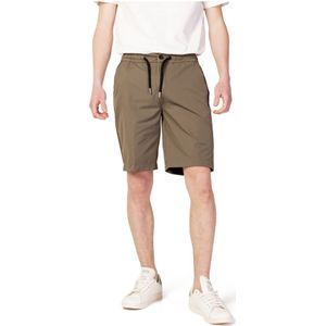 Suns, Heren, Korte broeken, Groen, Maat: S Nylon,