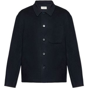 Officine Générale, Heren, Jassen, Blauw, Maat: XL Wol,