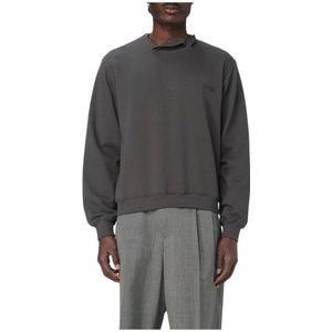 Magliano, Heren, Sweatshirts & Hoodies, Grijs, Maat: S Katoen,