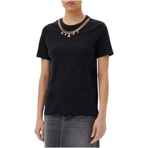 Silvian Heach, Dames, Tops, Zwart, Maat: XS Katoen,