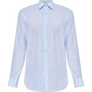 Etro, Heren, Overhemden, Blauw, Maat: 3XL Katoen,