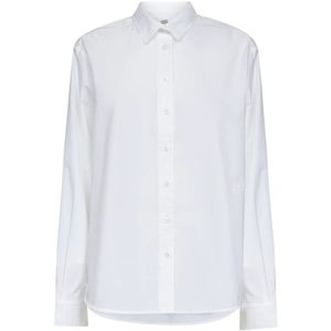 TotêMe, Dames, Blouses & Shirts, Wit, Maat: 2XS Katoen,