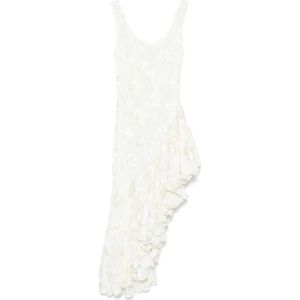 Rotate Birger Christensen, Dames, Jurken, Wit, Maat: L