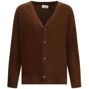 Laneus - Cashmere Cardigan - Bruin - Heren