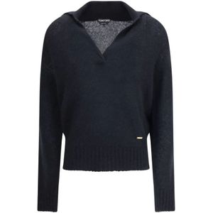 Tom Ford, Dames, Truien, Zwart, Maat: S Kasjmier,