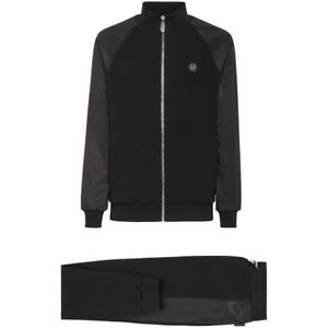 Philipp Plein, Heren, Jumpsuits & Playsuits, Zwart, Maat: XS Katoen,