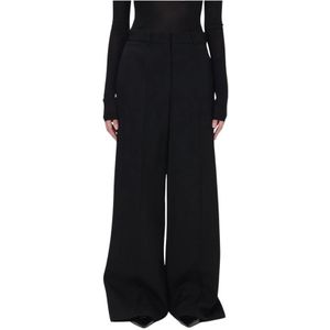 Jil Sander, Dames, Broeken, Zwart, Maat: XS