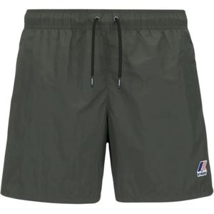 K-Way, Heren, Badkleding, Groen, Maat: M Nylon,