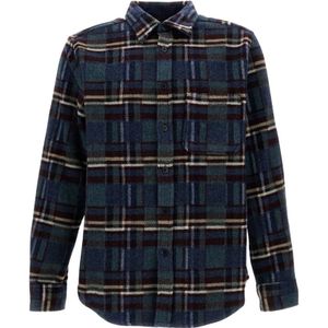 Portuguese Flannel, Heren, Overhemden, Veelkleurig, Maat: XL Wol,