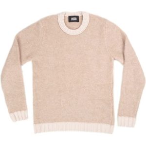 Alpha Studio, Heren, Truien, Beige, Maat: L Wol,