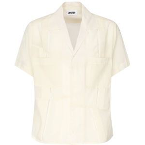 Magliano, Heren, Overhemden, Beige, Maat: L Katoen,