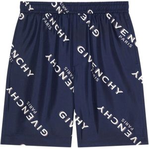 Givenchy, Heren, Korte broeken, Blauw, Maat: M Zijde,
