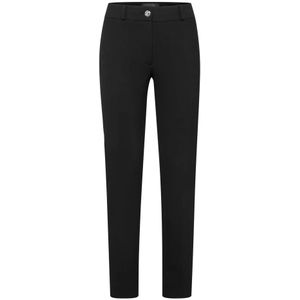 Philipp Plein, Dames, Broeken, Zwart, Maat: S Leer,