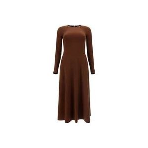 Balenciaga Midi Dress , Brown , Dames , Maat: M