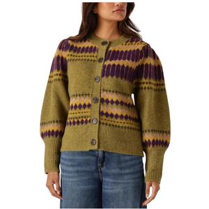 Antik Batik, Dames, Truien, Groen, Maat: XS Wol,