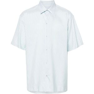 Lanvin, Heren, Overhemden, Blauw, Maat: XL
