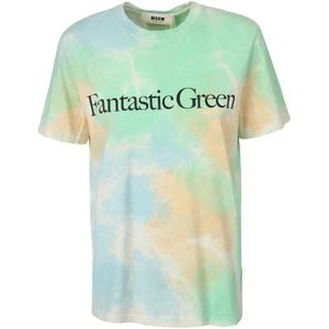 Msgm, Dames, Tops, Veelkleurig, Maat: S Katoen,