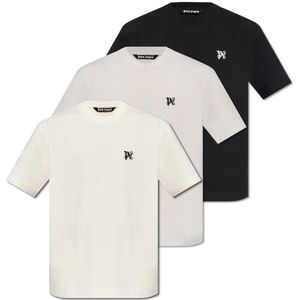 Palm Angels, Heren, Tops, Veelkleurig, Maat: 2XS Katoen,