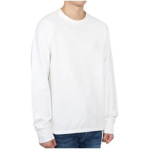 C.p. Company, Heren, Sweatshirts & Hoodies, Wit, Maat: L Fleece,