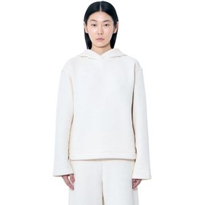 Max Mara, Dames, Sweatshirts & Hoodies, Wit, Maat: XS Katoen,