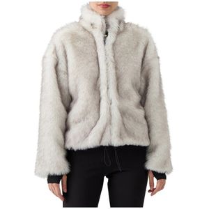 Just Cavalli, Dames, Jassen, Wit, Maat: XS Viscose,