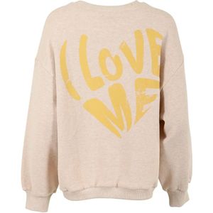 Maicazz - Dames Hoodie - Beige - Satijn