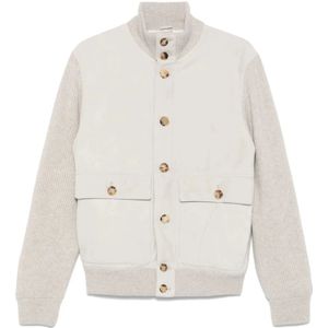 Brunello Cucinelli, Heren, Jassen, Grijs, Maat: L