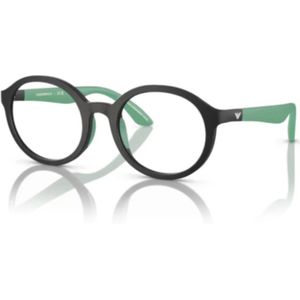 Emporio Armani, unisex, Accessoires, Zwart, Maat: 46 MM Nylon,