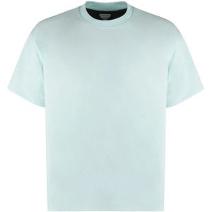 Bottega Veneta, Heren, Tops, Blauw, Maat: XS Katoen,