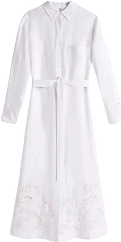 TOMMY HILFIGER Blousejurk  wit