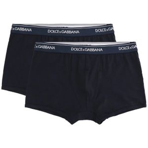 Dolce & Gabbana, Heren, Ondergoed, Blauw, Maat: M Katoen,