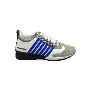 Dsquared2 Witte Sneakers voor Heren , Multicolor , Heren , Maat: 45 EU