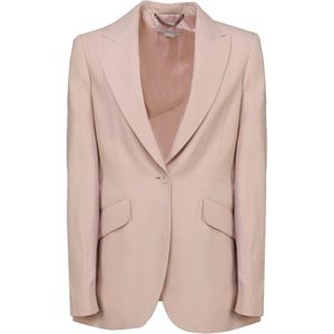Stella McCartney, Dames, Jassen, Roze, Maat: 2XS Linnen,