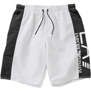 Emporio Armani Ea7, Heren, Badkleding, Wit, Maat: M