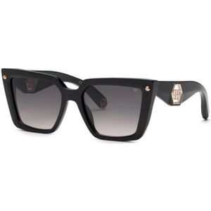 Philipp Plein - Zonnebril - Zwart - 56 MM