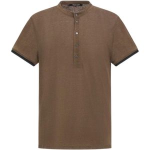 Roberto Cavalli, Heren, Tops, Bruin, Maat: XS Katoen,